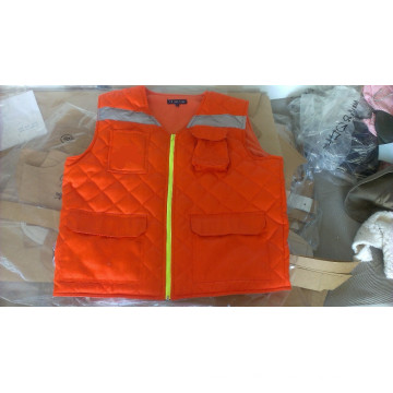 mens softshell bodywarmer gilet Arbeit tragen orange